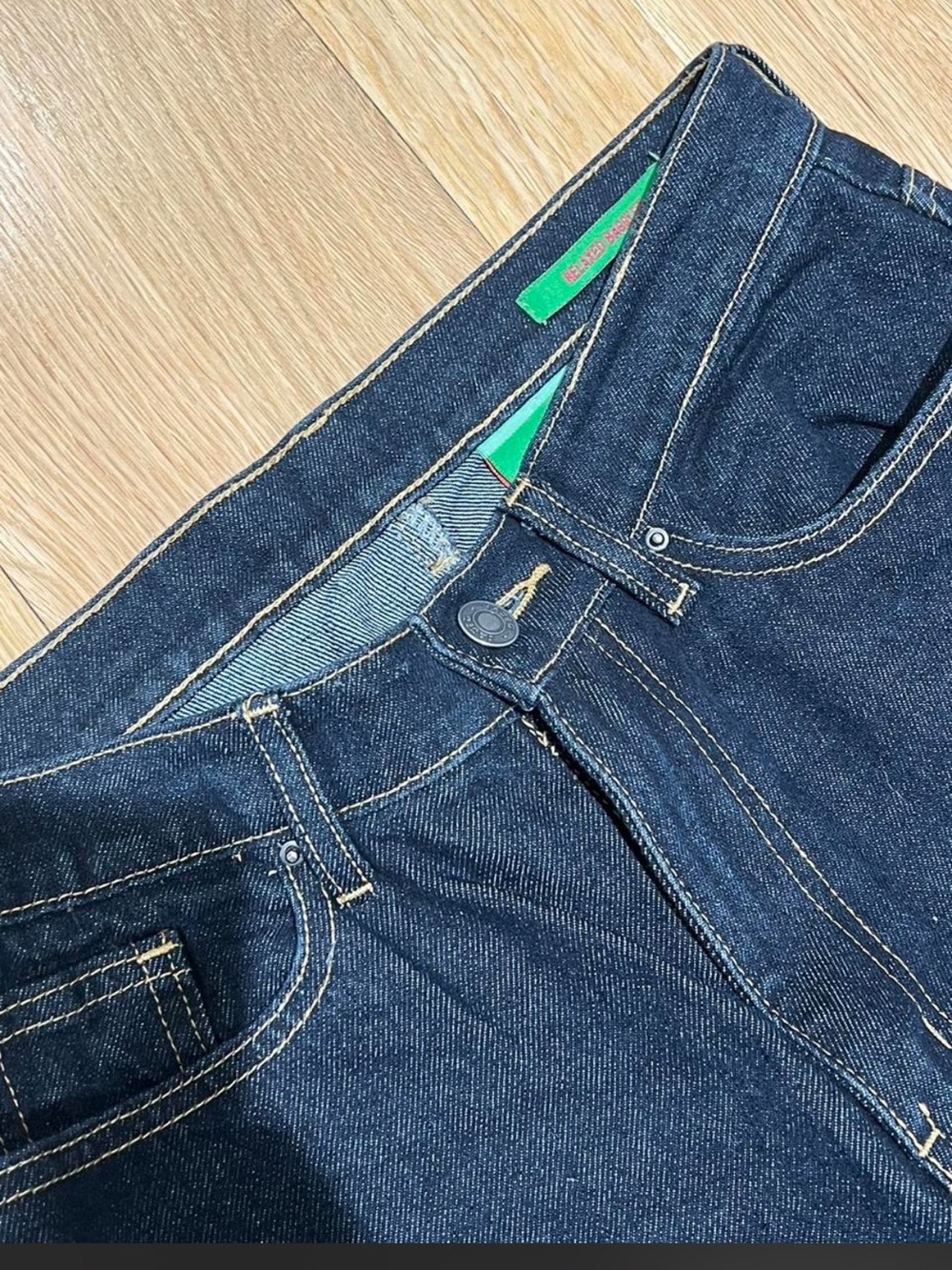 Jaded London Green and Black Patchwork Boyfriend Jeans - Picture 7 of 7